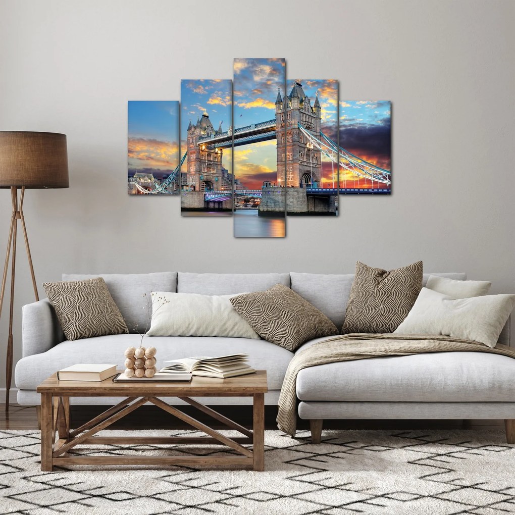 Obraz - Tower Bridge, Londýn, Anglicko (150x105 cm)