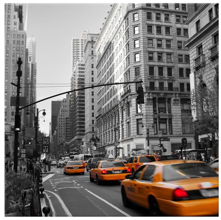 Gario Obraz na plátne Manhattan Taxi Rozmery: 20 x 30 cm