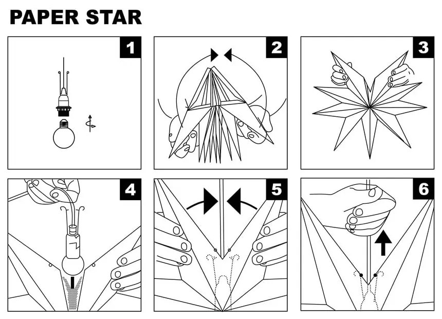 Svietiaca hviezda Solvalla White, 100 cm