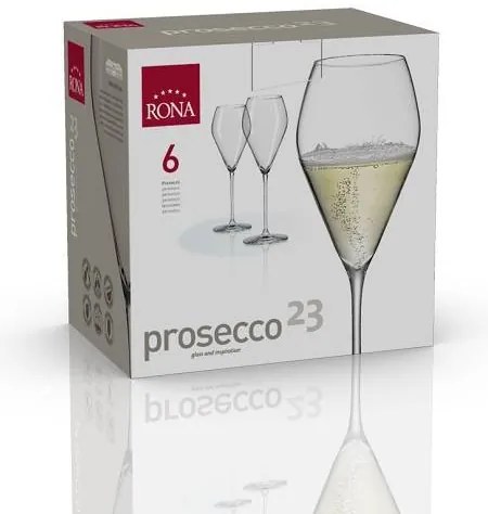 Rona Poháre na prosecco UNIVERSAL 230 ml, 6 ks