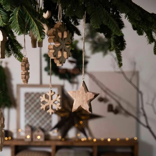 Závesná vianočná dekorácia TIRO hviezda 866871