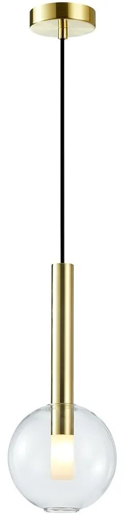 Luster na lanku NIKO 1xG9/9W/230V pr. 15 cm zlatá