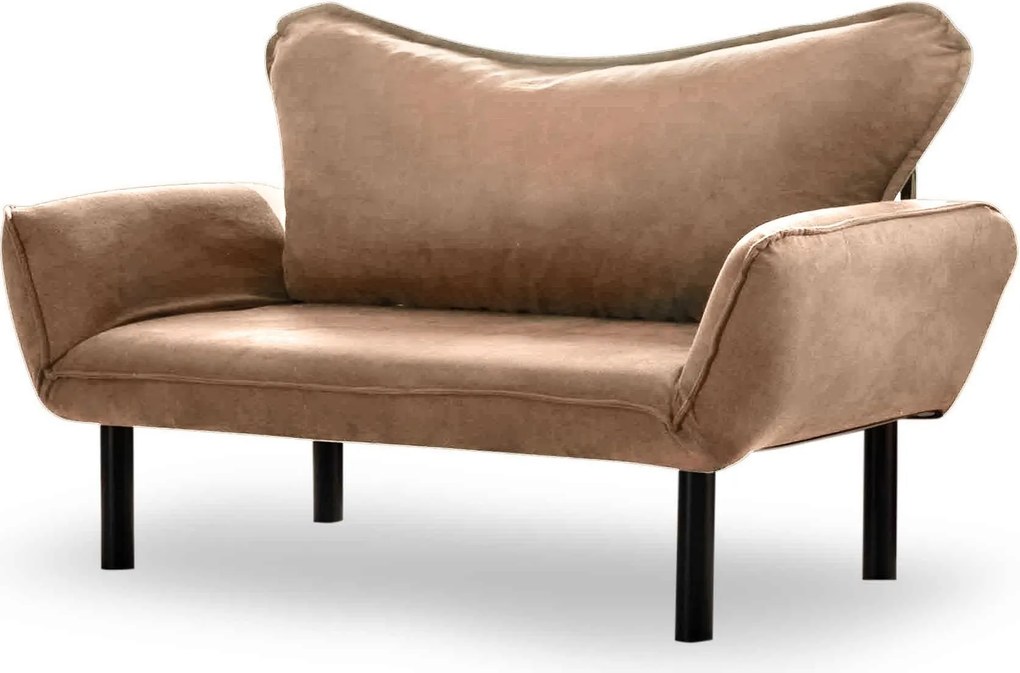 Dvoumístná pohovka Chatto 150 cm světle hnědá