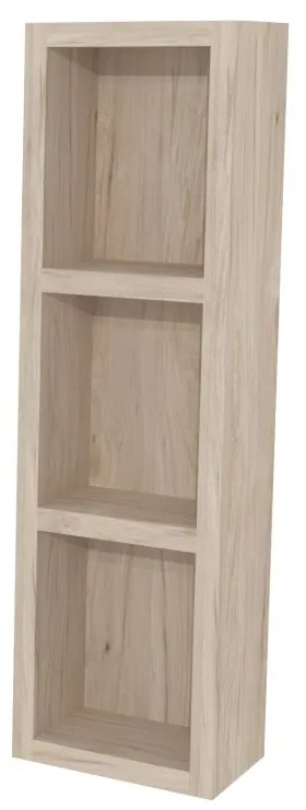 Mereo, Mereo Aira, kúpeľňová skrinka 20 cm, horná, policová, Multidecor, Light Rock Hickory, MER-CN796SLRH1