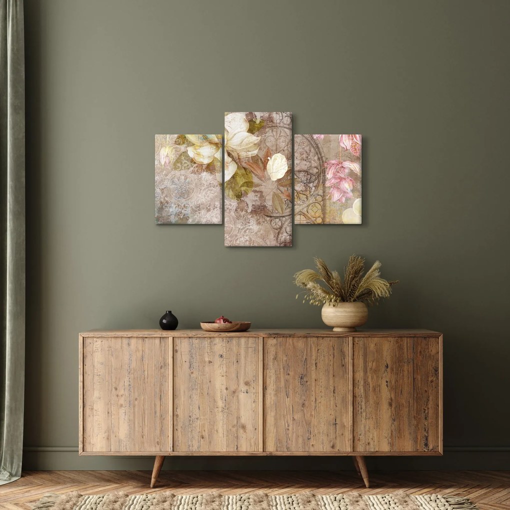Obraz - Kvetinový ornament (90x60 cm)