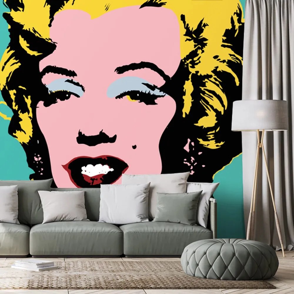 Tapeta ikonická Marilyn Monroe v pop art dizajne