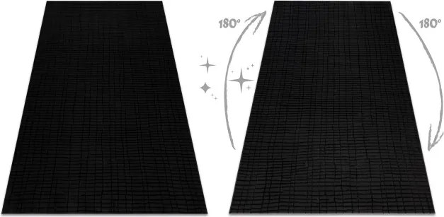 Koberec AURA J1852A čierny / antracit