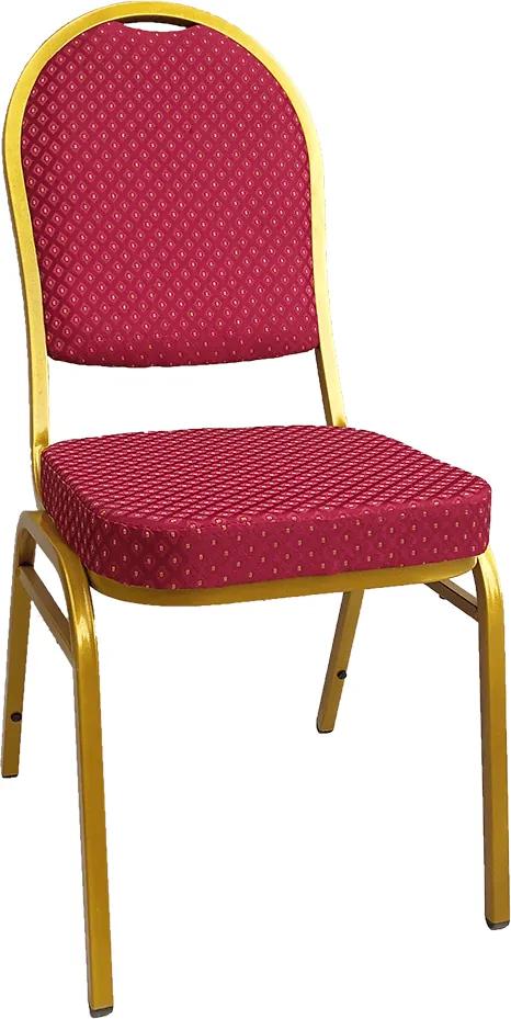 Stohovateľná stolička JEFF 3 NEW Tempo Kondela Červená