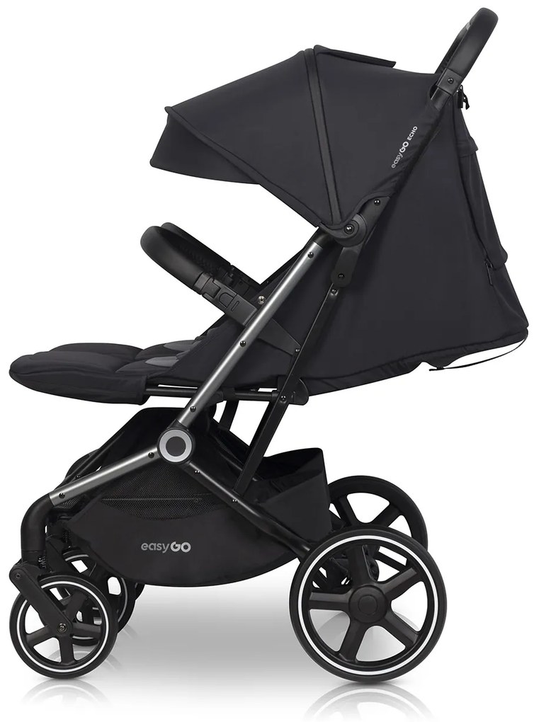 Súrodenecký kočík EasyGo Echo Ebony Black