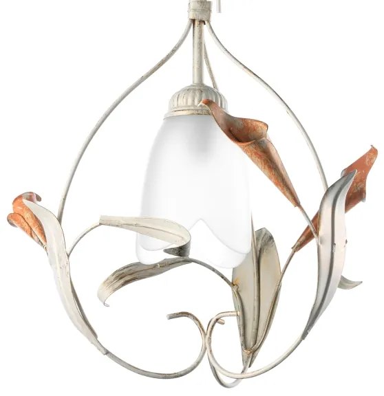 ONLI - Luster na reťazi LUCREZIA 1xE14/6W/230V bronzová