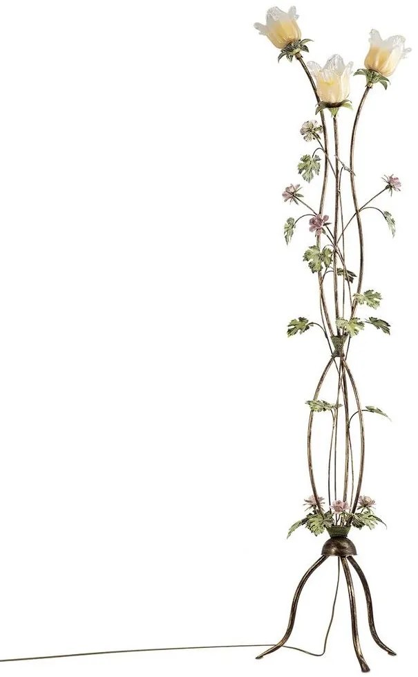 Stojacia lampa ROSALIA 3xE14/40W/230V žltá