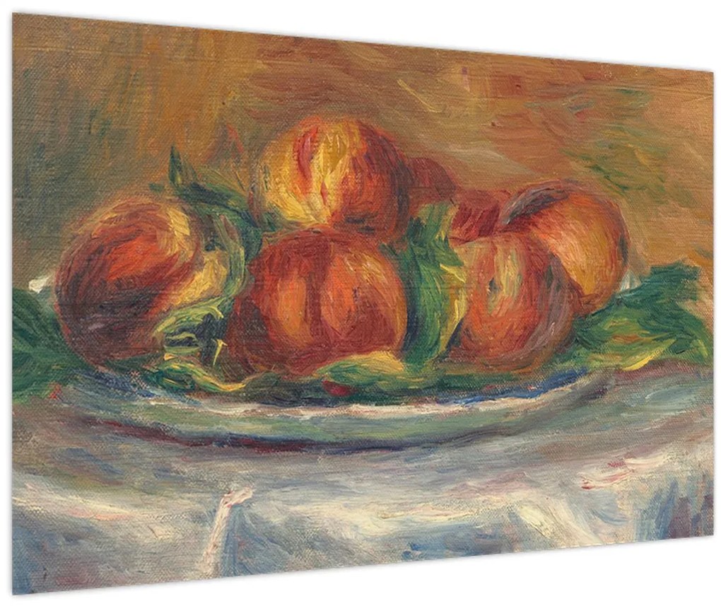 Obraz - Auguste Renoir, Peaches on a Plate, reprodukcia (90x60 cm)