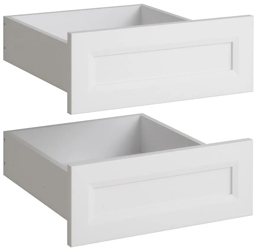 Zásuvka Skrine Ultra 1DX 2 ks rámček biela platina