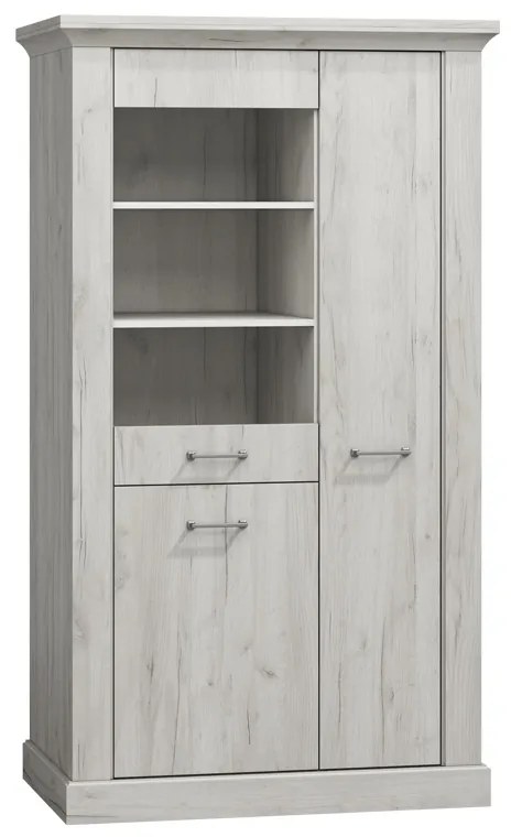 ATALIENKA AP-10 vitrínová skrinka, biely kraft