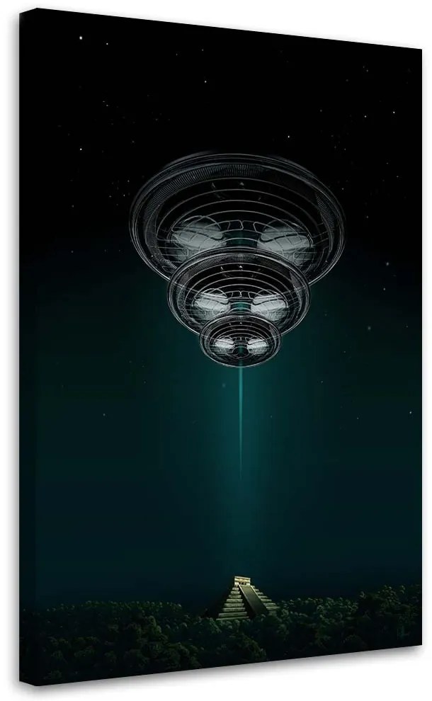 Gario Obraz na plátne Útok mimozemšťanov - Rubiant Rozmery: 40 x 60 cm