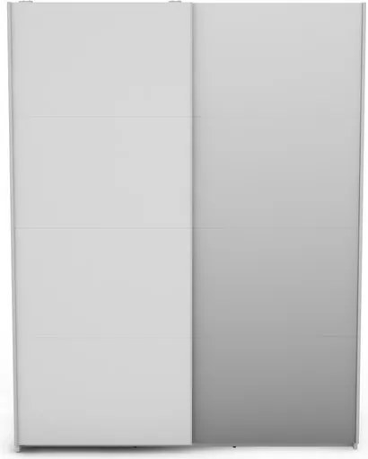 Šatníková skriňa Carlos 150/61 2D, biela, 150 cm