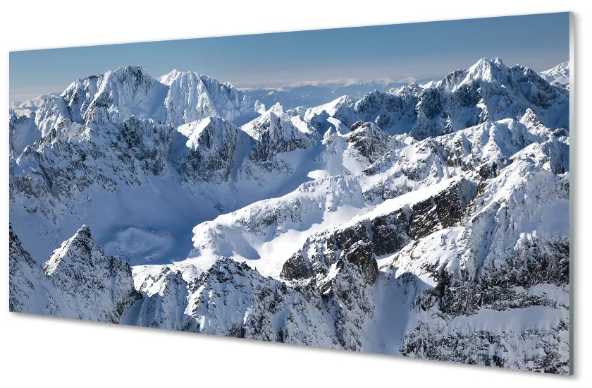 Obraz plexi Horské zimné 100x50 cm