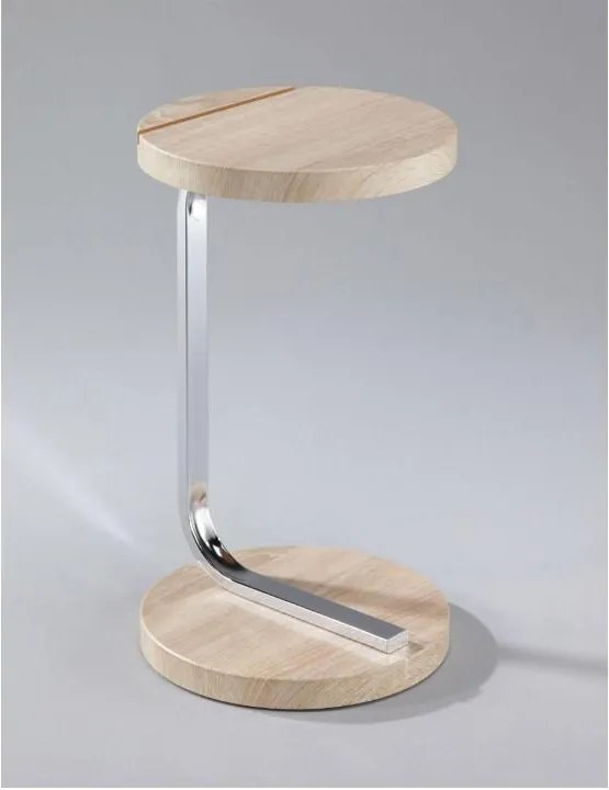 Příruční stolek na tablet, dub sonoma, MILANA 0000129640 Tempo Kondela