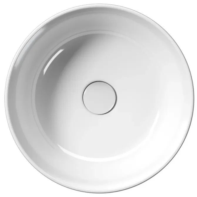 GSI GSI, KUBE X keramické umývadlo na dosku, priemer 40cm, biela ExtraGlaze, 942611