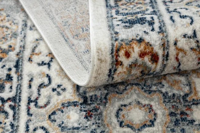 Koberec / behúň DISTIN 0834A granátový / modrý / žltý / terrakota