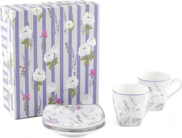 HOME ELEMENTS Espresso šapo sada 2 x 65 ml, Levanduľa