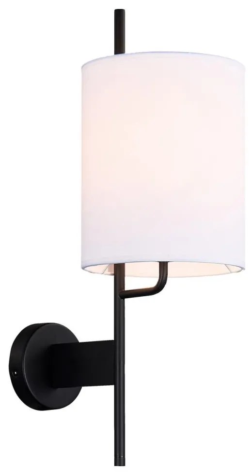 Candellux Nástenná lampa TOKYO 1xE27/40W/230V čierna/biela CA0702