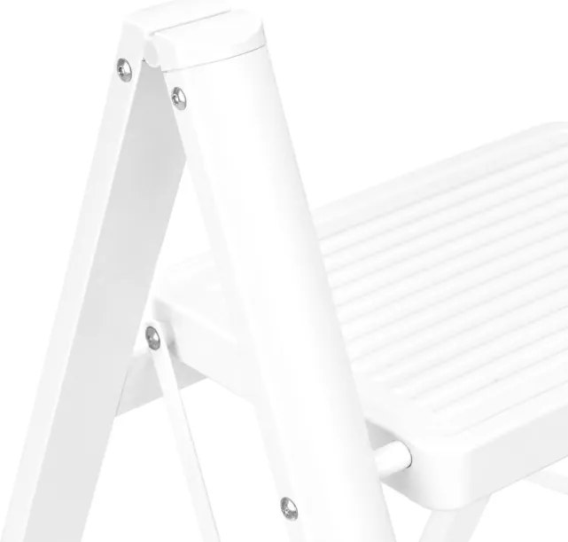 Skladacie schodíky EASYSTEP 3-stupňové biele