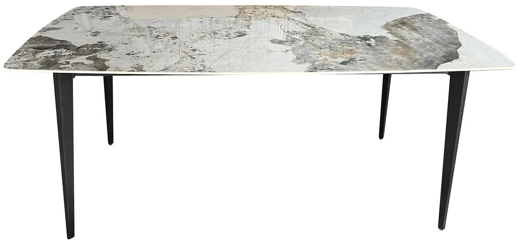 Keramický jedálenský stôl Garold 180 cm prírodný kameň