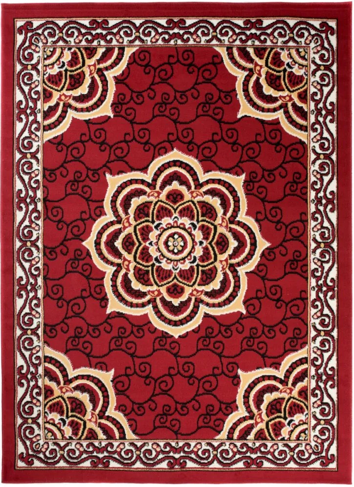 *Kusový koberec PP Veľký kvet červený, Velikosti 120x170cm