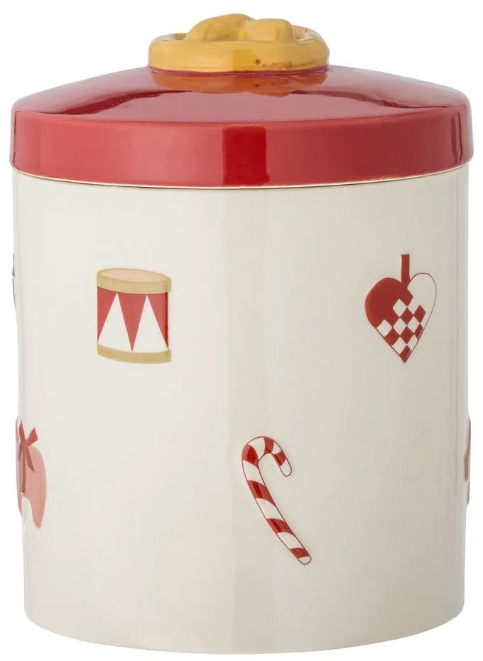 Dóza na pečivo z kameniny Yule – Bloomingville