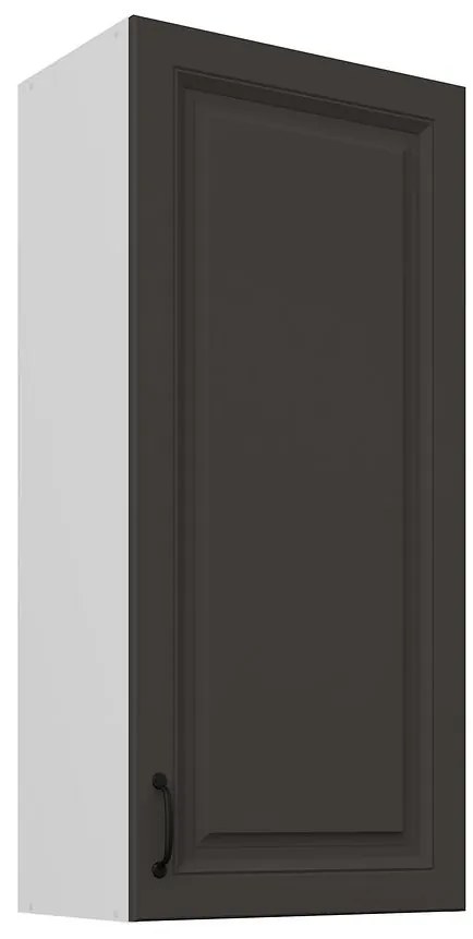 Skrinka do kuchyne Stilo grafit matná/biely 45G-108 1F