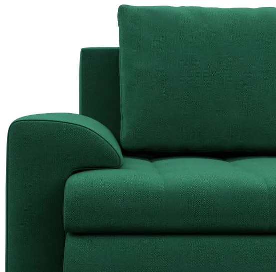 Sedacia súprava FORESTA Kronos v tvare U, pravá fľaškovo zelená