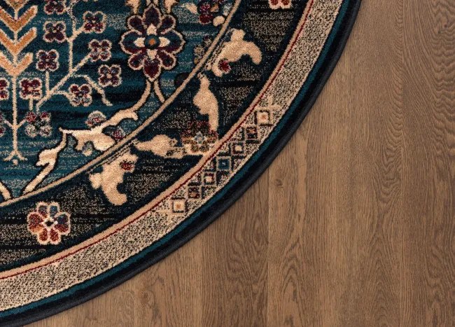 Koberec Agnella Isfahan Amara smaragdový kruh