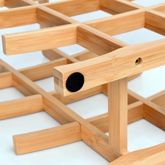 Stojan na víno TODGAR bambusový