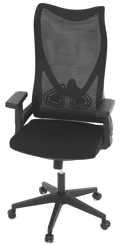 Autronic -  Kancelárska stolička KA-S248 BK čierny MESH, čierny plast