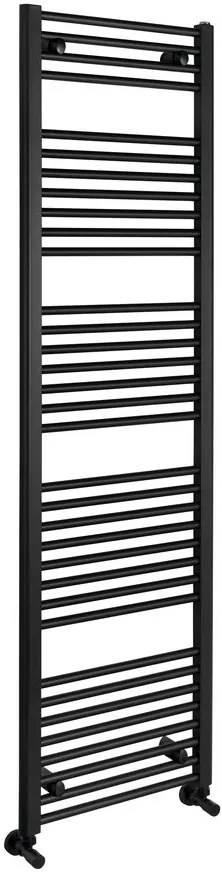 Aqualine Aqualine, DIRECT vykurovacie teleso s bočným pripojením 450x1680 mm, čierna matná, ILR64B