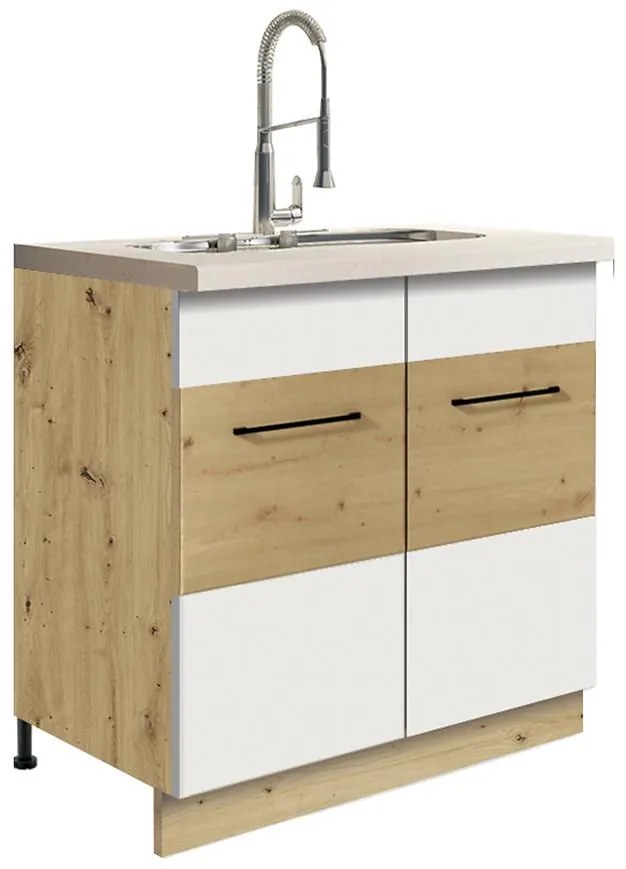 Skrinka do kuchyne Infinity 12D WHITE ARTISAN