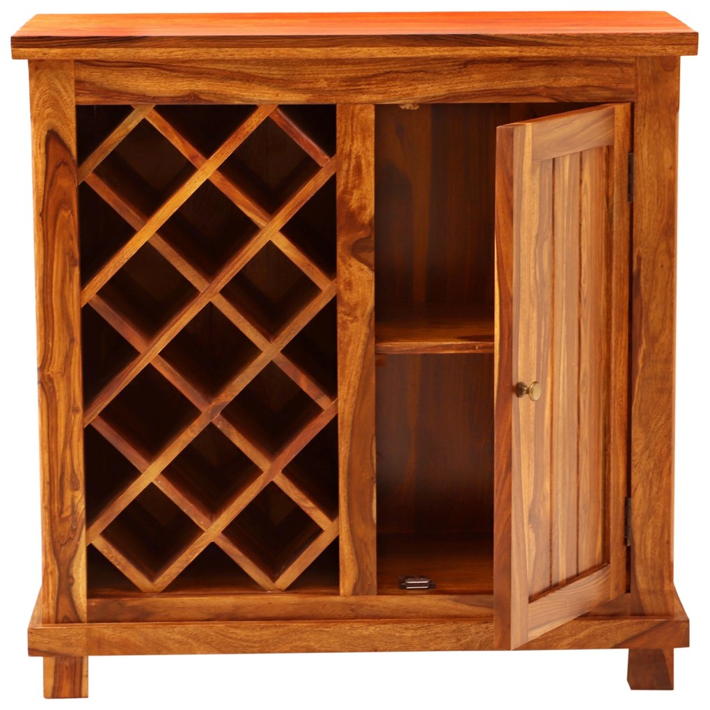 furniture-nabytek.cz - Domácí barová skříň 90x90x45 z masivu palisandr