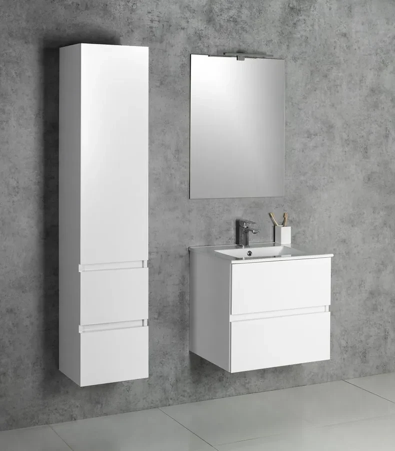 Aqualine Aqualine, PANEDA umývadlová skrinka 119x55x45,2cm, biela, PN212