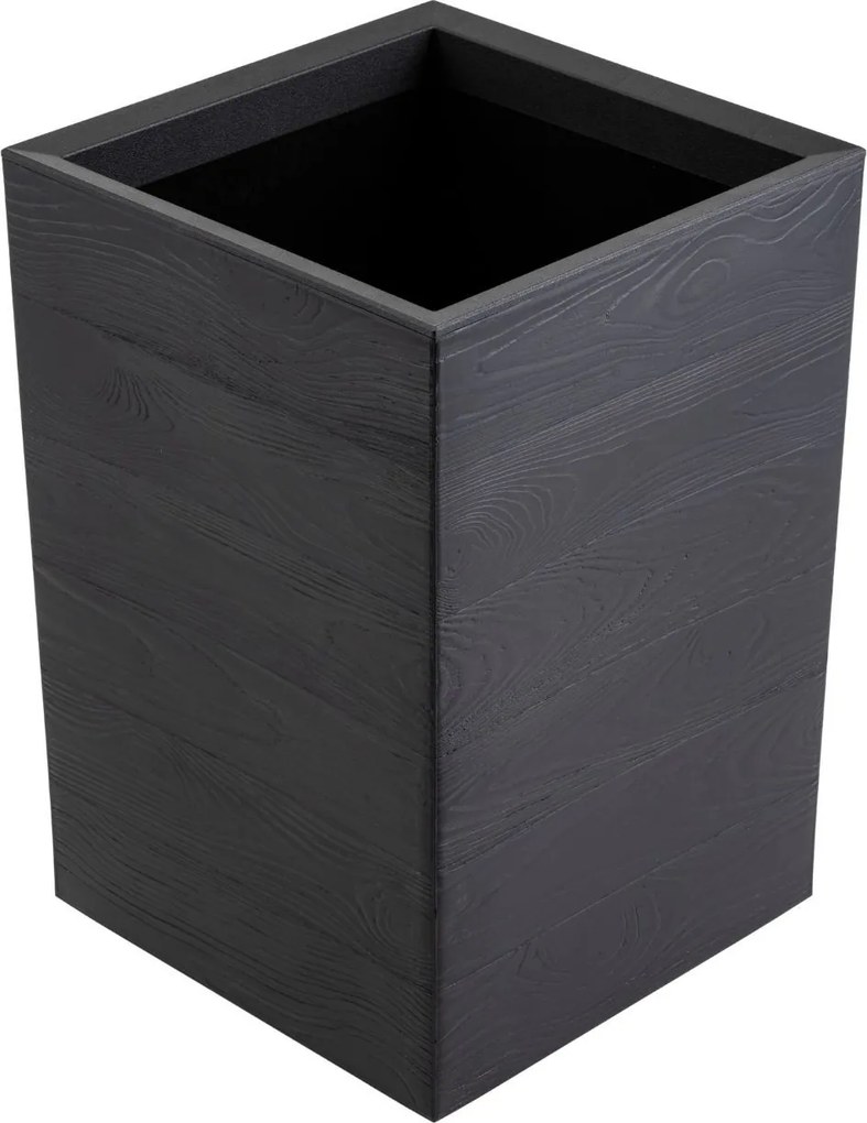 Kvetináč na kolieskach BETONIQUE I 60x40 cm čierny