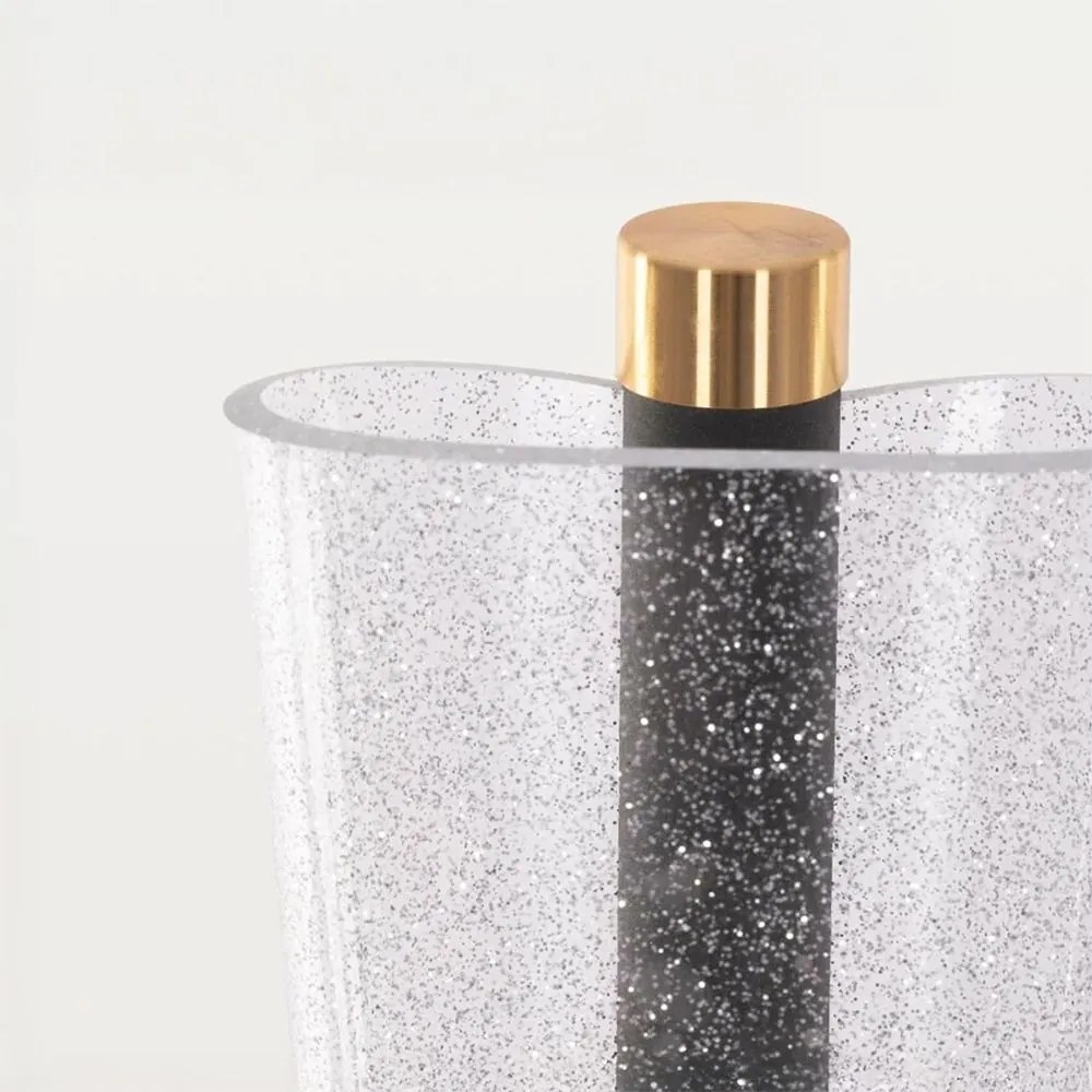 Toolight Toolight, LED lampa na postavenie, 12W, 3000K, LHJ073-F, zlatá, OSW-50033