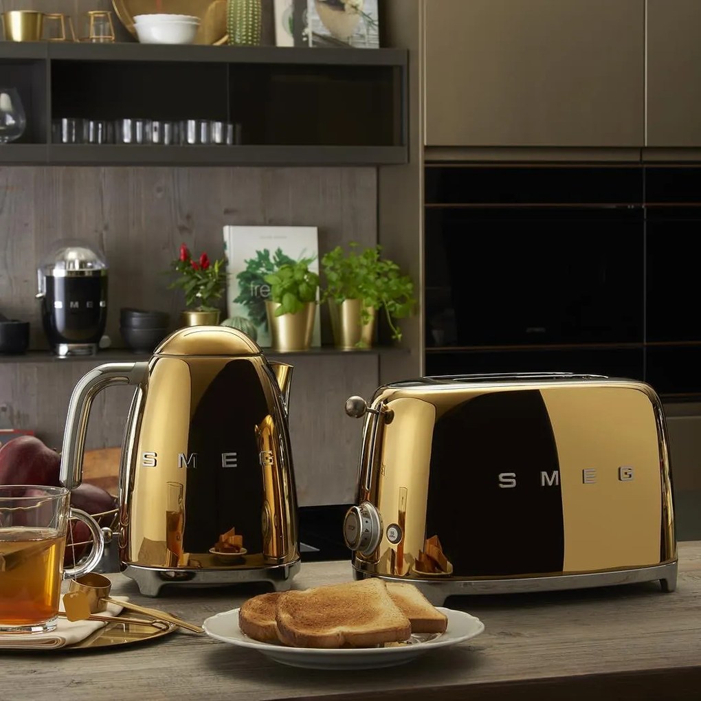 Hriankovač na 2 toasty 50's Style čierny matný