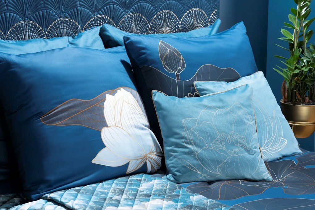 POSTEĽNÉ OBLIEČKY LIMITED COLLECTION LOTOS2 160X200 CM, 2KS 70X80 CM VZOROVANÉ