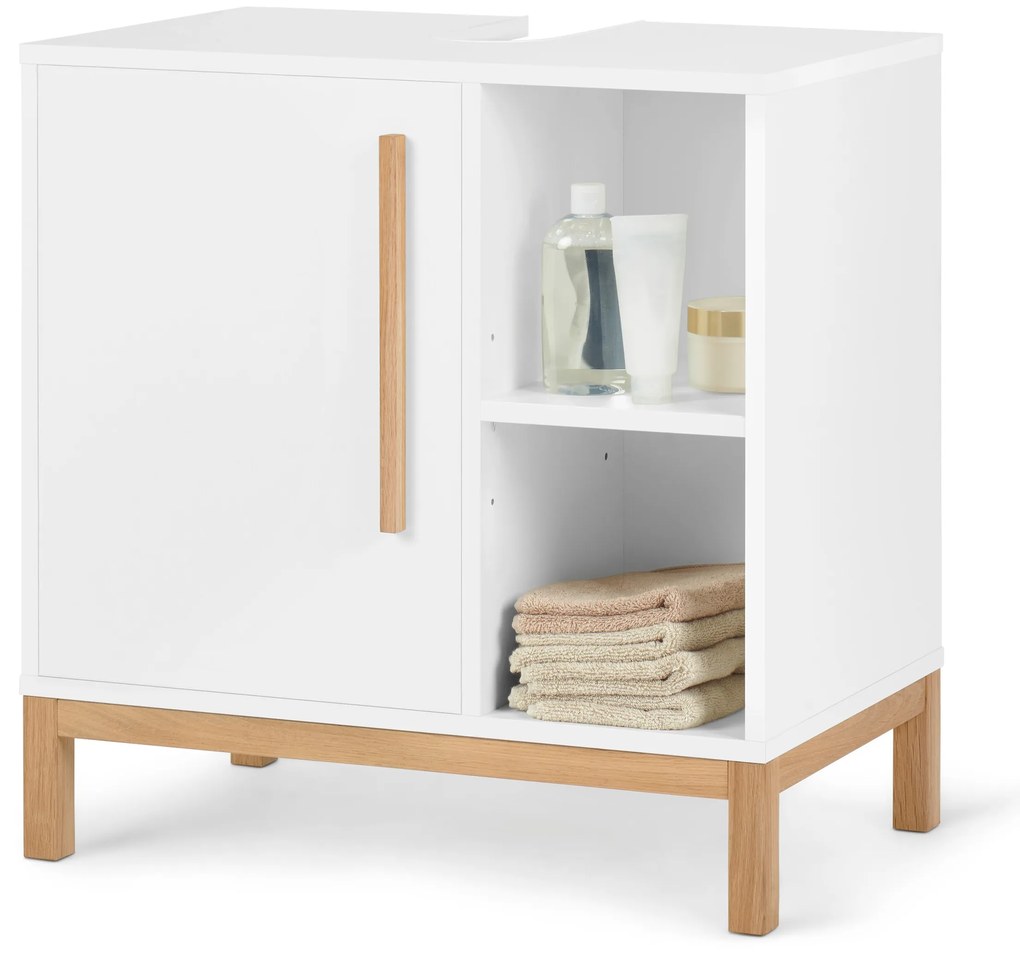 Skrinka pod umývadlo »Eklund« s dvierkami a bočným priečinkom