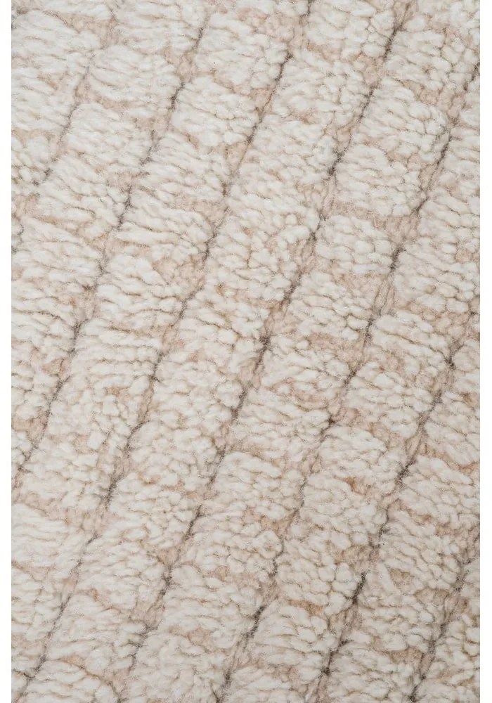 Béžový prateľný/ručne tkaný vlnený koberec 80x140 cm Unexpected Wool – Lorena Canals