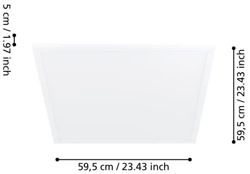 Eglo 98418 - LED Stropné svietidlo so senzorom SALOBRENA-M LED/34W/230V