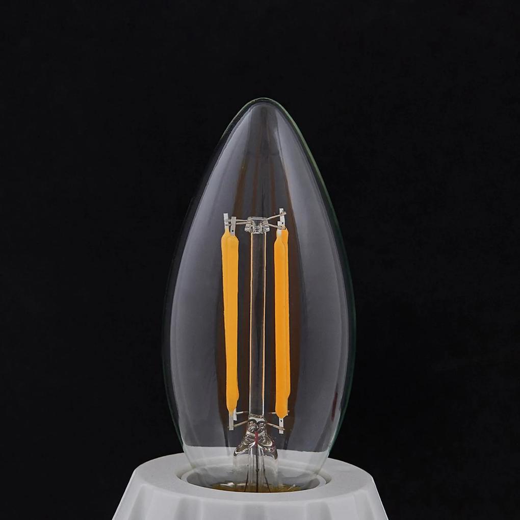 E14 sviečková LED žiarovka filament 4W 470lm 2700K