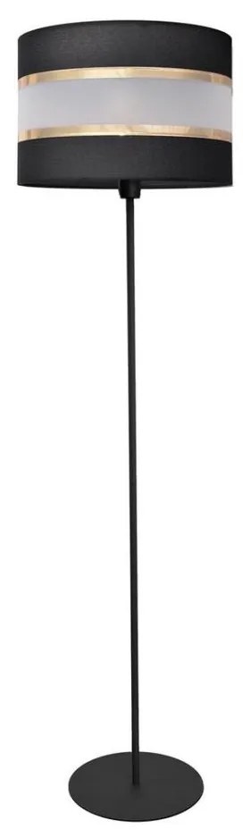 Stojacia lampa HELEN 1xE27/15W/230V čierna/zlatá