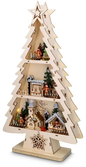 Brilagi - LED vianočná dekorácia LED/3xAA stromček