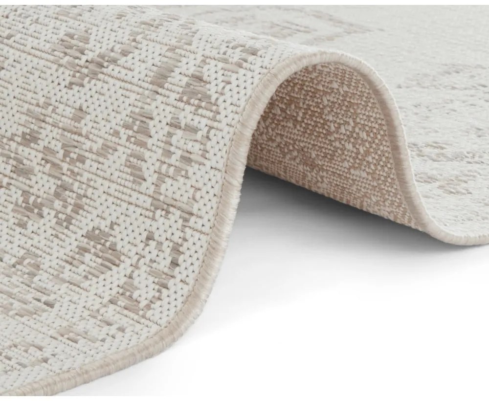 Béžový vonkajší koberec NORTHRUGS Tilos, 160 x 230 cm